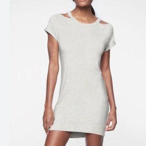 Athleta shala cold shoulder sweater dress size small